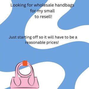 Looking handbags to resell for my small business